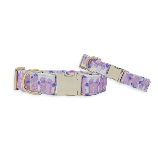 Lavender Ink Blot Collar